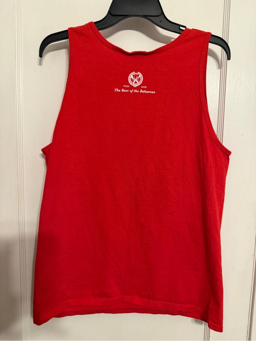 Gildan Red Tank Top with Blue & White Kalik Logo - Picture 5 of 6